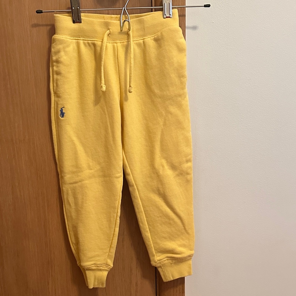 Polo Ralph Lauren Yellow Kids Sweatpants